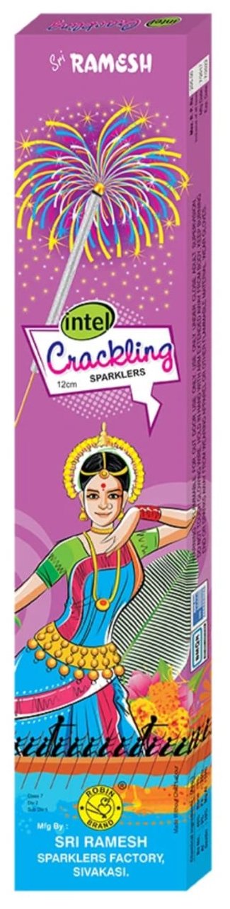 12 cm Crackling (Intel) (10 Pcs.)